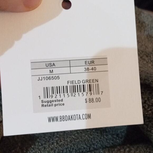 [B6] Jack by BB Dakota - Know Thyself Olive Green Knit Cutout - Picture 6 of 6